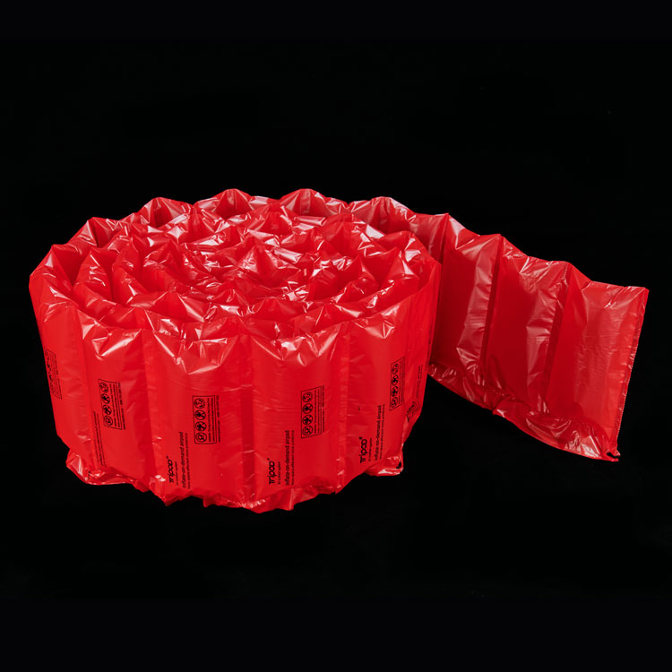 Red inflatable bag