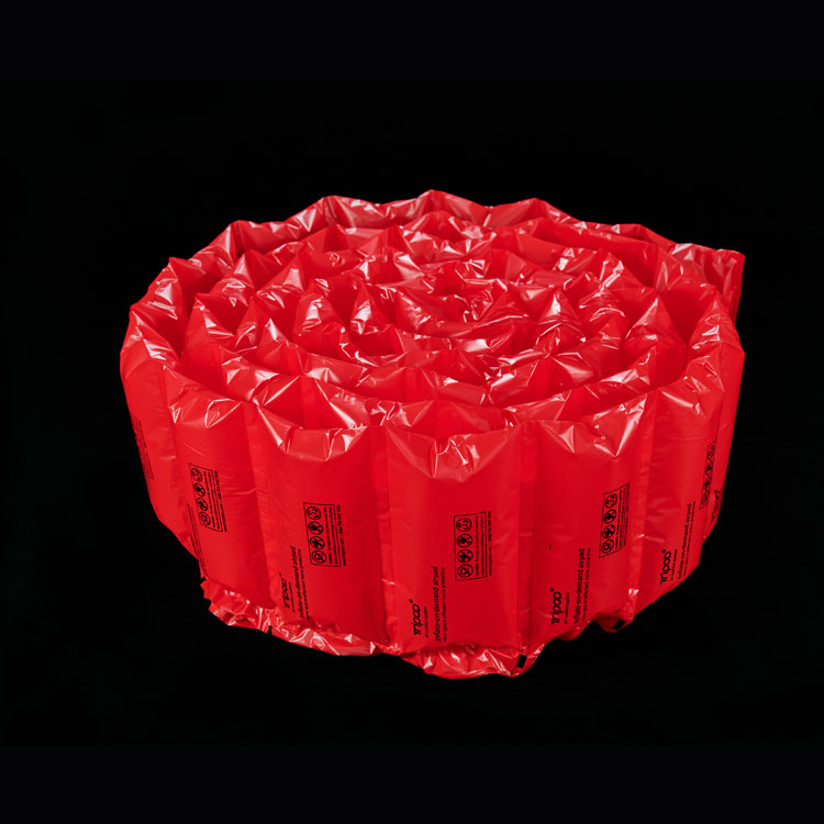 Red inflatable bag